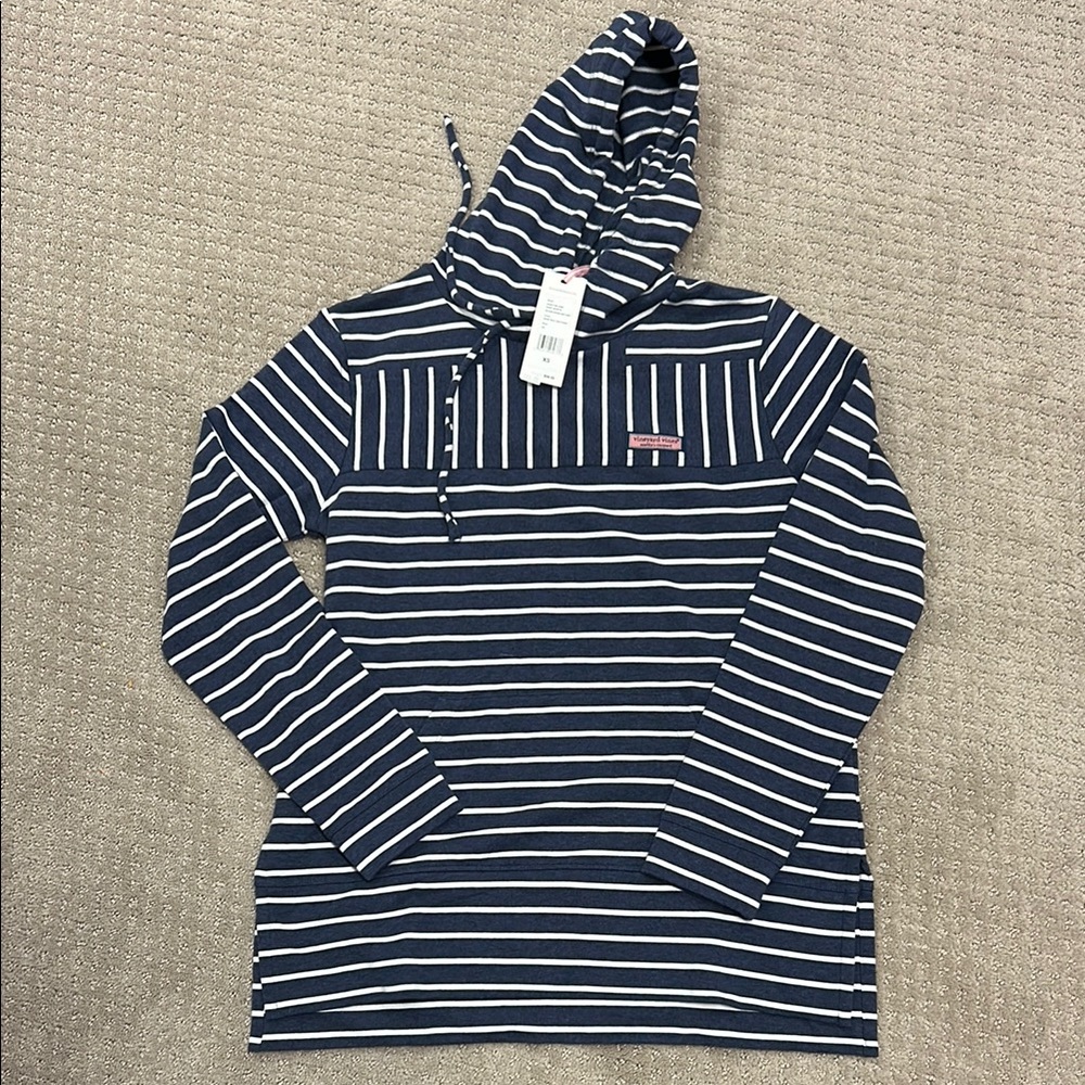 Vineyard Vines Relaxed Hoodie Shep Shirt, size XS